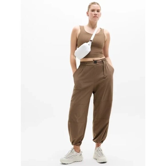 Athleta M Highland Utility Pant Clay Medium - Picture 2 of 6